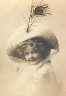 The most beautiful Spring's Flowers - Edwardian Little Ladies.
