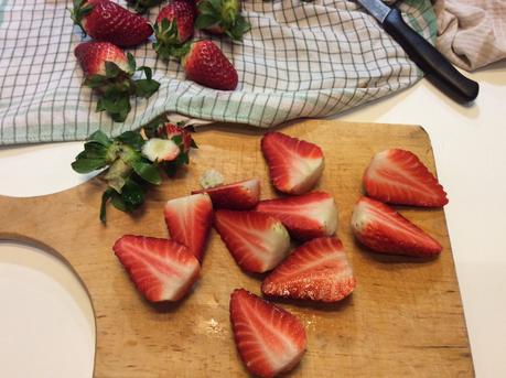 CROSTATA CREMA MASCARPONE AL LIME E FRAGOLE