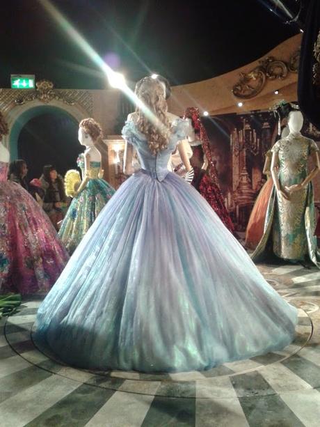 Cinderella The Exhibition. London. The Costumes, The Pumpkin and The Glass Slipper.