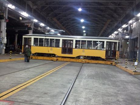 L'Officina generale dei tram Atm a Milano