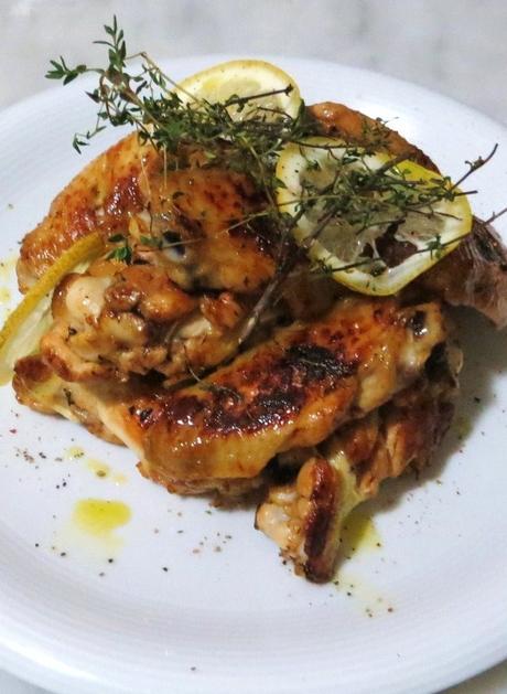 Ali di pollo al timo e limone