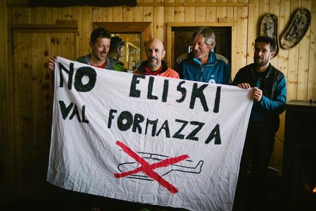 In Val Formazza in Eliski? Noi preferiamo fatica, solitudine e silenzio.