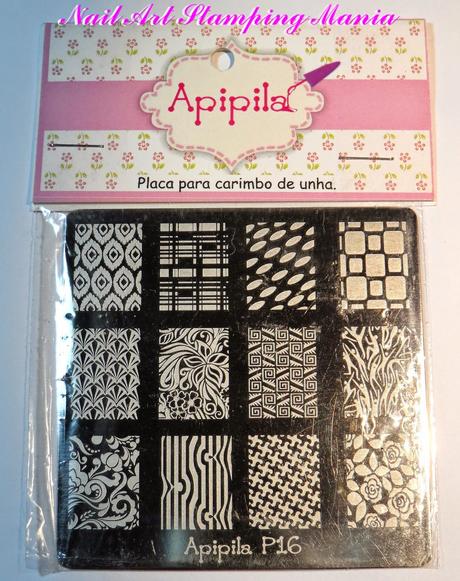 Apipila -  Stamping Plates P16 And L7 Swatches And Review