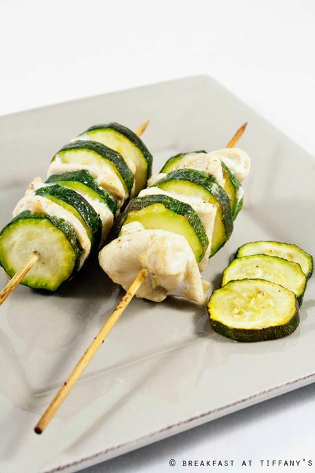 Spiedini di pollo e zucchine / Chicken skewers with zucchini