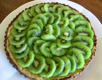 crostata di kiwi