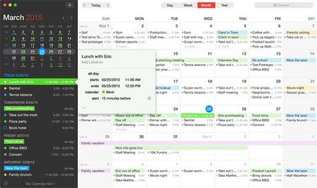 Fantastical 2, si aggiorna la migliore app per gestire calendari e promemoria sul Mac