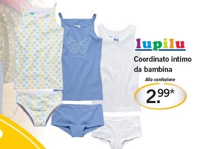 Coordinato intimo da bambina