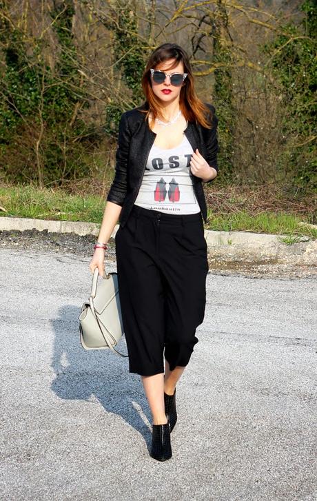 Outfit: Culotte pants e t-shirt Veni Vici