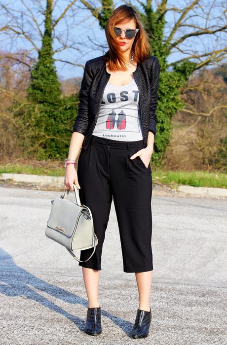 Outfit: Culotte pants e t-shirt Veni Vici