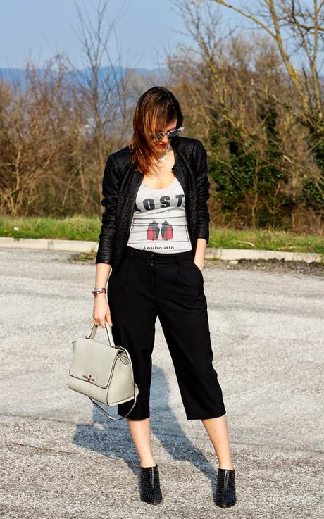 Outfit: Culotte pants e t-shirt Veni Vici