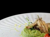 Crema fagiolini alici fritte timo limone