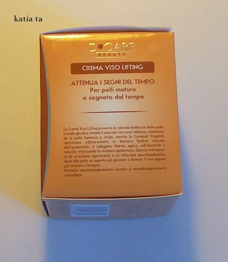 provata per voi la crema viso lifting  tuodi', e ....... cien lidl   destinazione marrakesh