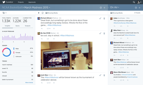 Twitter lancia Curator: un nuovo modo di trovare e visualizzare grandi contenuti Twitter