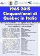 Cinquant’anni Québec Italia: conferenza Reggio Calabria l’11 aprile
