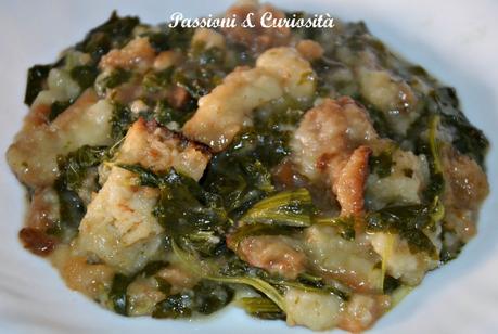 PANE COTTO CON I BROCCOLI DI RAPA