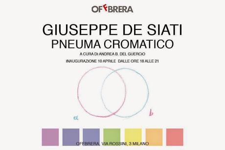 Giuseppe De Siati. I processi di perimetrazione dell'arte. di Andrea B. Del Guercio.
