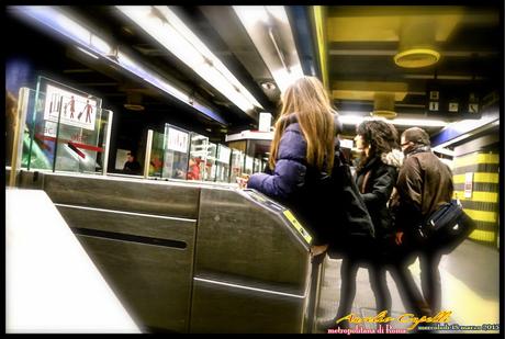 viaggiando nella metropolitana di Roma