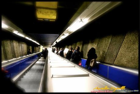 viaggiando nella metropolitana di Roma