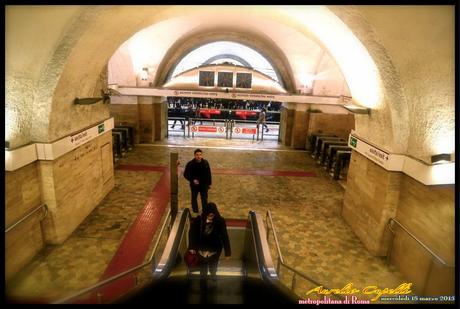 viaggiando nella metropolitana di Roma