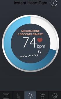 Misurare il battito cardiaco con una applicazione gratuita.