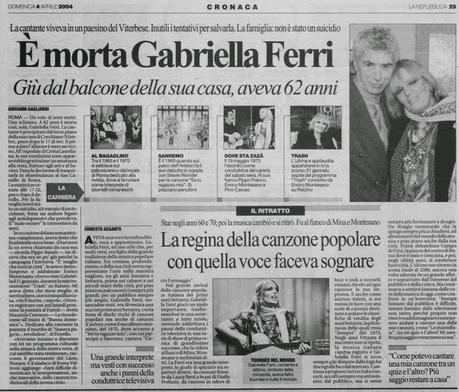 Nel ricordo di Gabriella Ferri, di Wazza