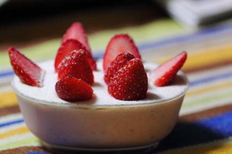 mousse alle fragole 