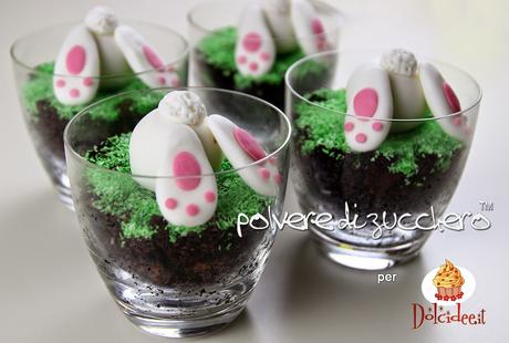 dolcidee.it community polvere di zucchero pasqua tutorial passo a passo coniglietto pasquale dolce cake dolce al cucchiaio