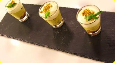 Tiramisù al pistacchio e cioccolato