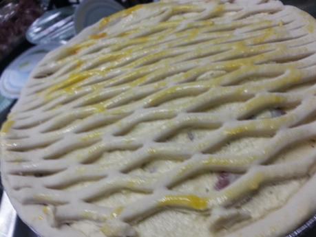 Pizza rustica sfogliata