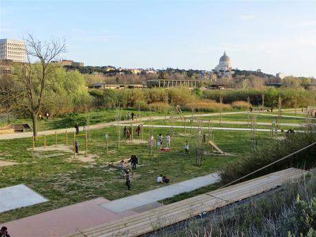 Ancora Magliana. Il nuovissimo e bellissimo parco lungo il Tevere circondato da un disastro ambientale. 12 foto da non perdere