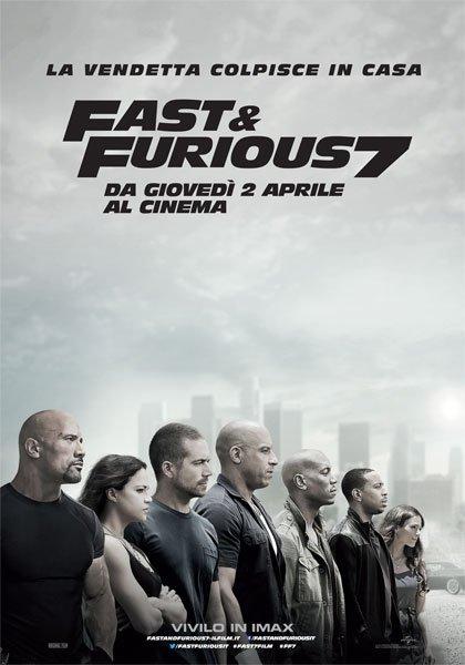 Locandina italiana Fast & Furious 7