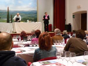 Un momento del cooking show Passione Passito