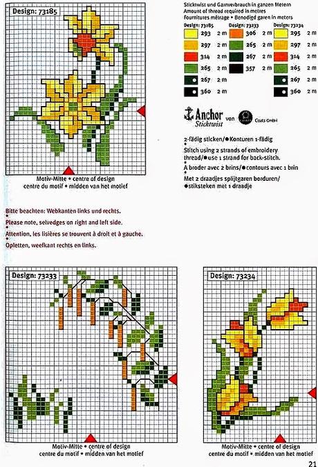 Schermi con fiori, facilissimi