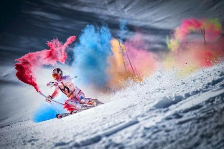 Marcel Hircher Colours: lo slalom come nessuno lo avrebbe pensato mai