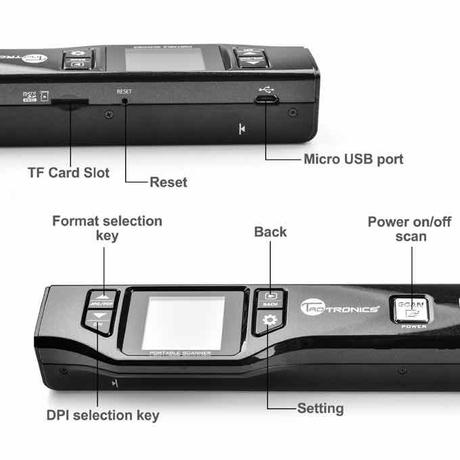 Lo scanner manuale TT-DS011, facile da portare dietro per scansioni di alta qualità