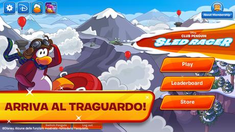 Sled Racer di Club Penguin