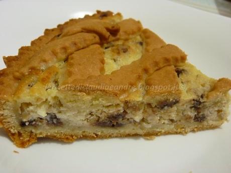 Pastiera con gocce di cioccolato