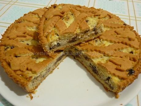 Pastiera con gocce di cioccolato