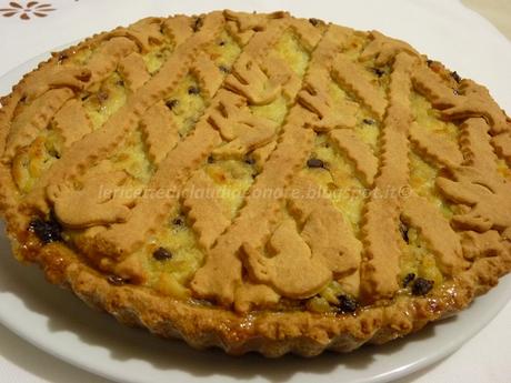 Pastiera con gocce di cioccolato