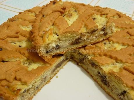 Pastiera con gocce di cioccolato