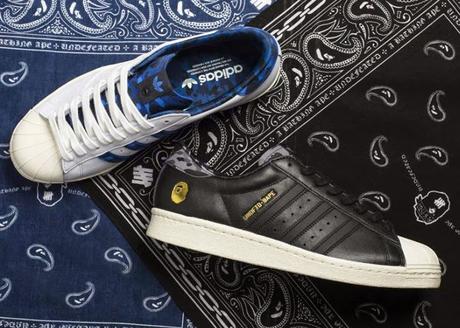 SNEAKERLICIOUS: Bape x Undefeated x adidas Superstar 80s Pack.