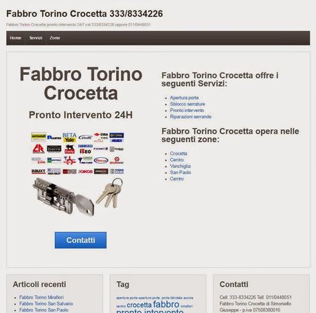 Il nuovo servizio Fabbro Torino Crocetta