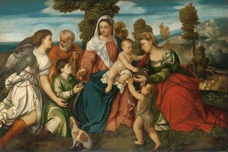 Schema per il punto croce: Sacra Famiglia_2