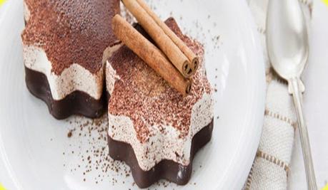 Stelle di cheesecake al mascarpone e cioccolato