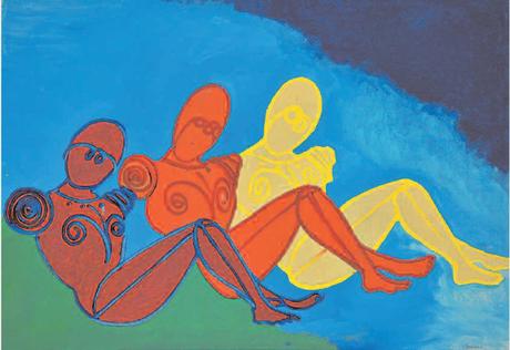 Omaggio a de Chirico, 1968 – olio e acrilico su tela – 70 x 100 cm