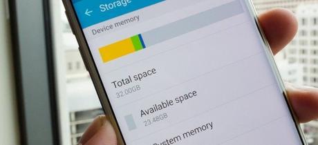 Storage libero Samsung Galaxy S6