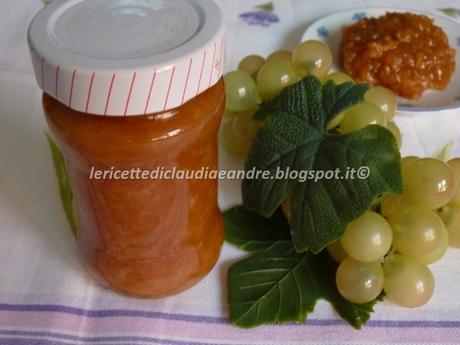 Marmellata di mela cotogna e uva