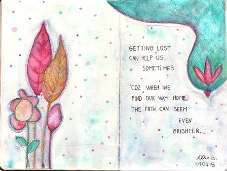 Che Fretta C’era, Benedetta Primavera… spring-art-journal-full-page-