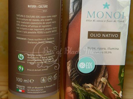 Eos Natura-  Monoi Olio nativo per corpo e capelli