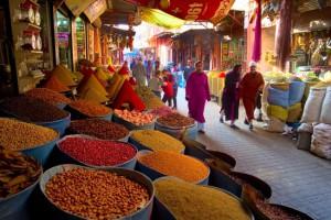 SOUK IN MARRAKECH MOROCCO